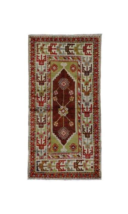 3 x 5 Vintage Oushak Rug 51752