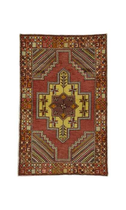 4 x 6 Vintage Oushak Rug 51774