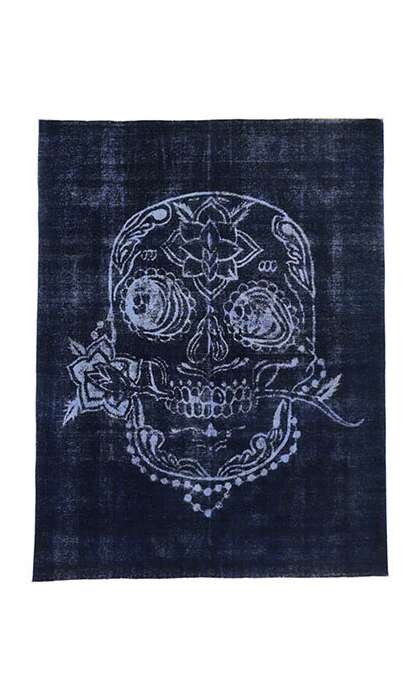 10 x 13 Vintage Overdye Rug 80431