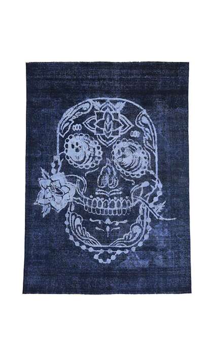 8 x 12 Vintage Overdye Rug 80433