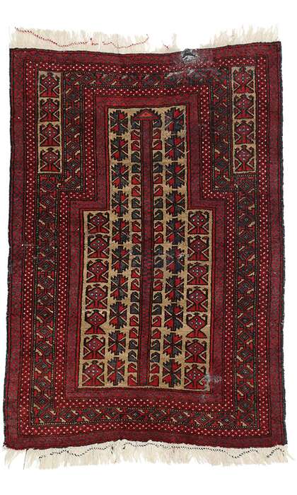 3 x 4 Vintage Turkaman Rug 77144