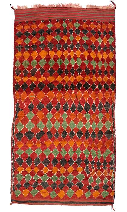 7 x 13 Vintage Moroccan Rug 20671