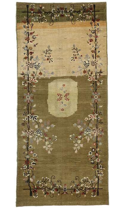 5 x 12 Vintage Oushak Rug 51139