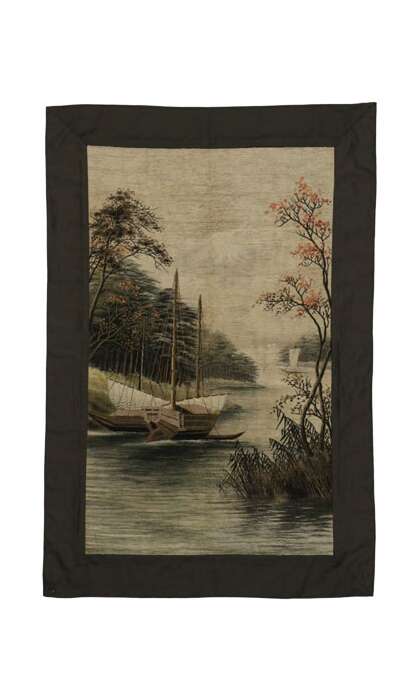 3 x 5 Antique Chinese Silk Tapestry 71052