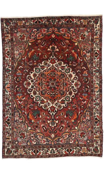 7 x 10 Vintage Bakhtiari Rug 76142