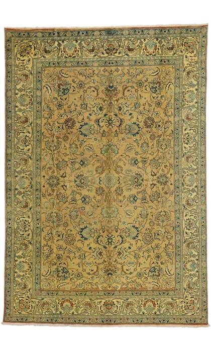 7 x 11 Vintage Tabriz Rug 76308