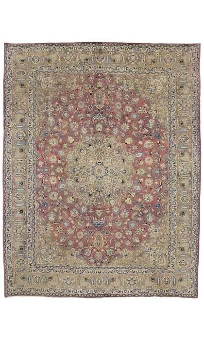 10 x 13 Vintage Khorassan Rug 76466