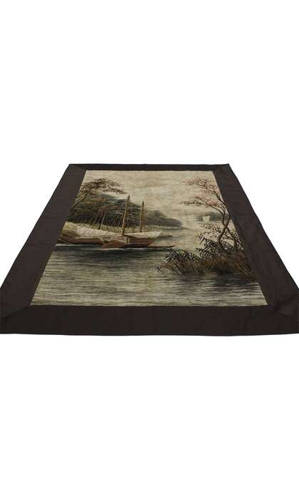 3 x 5 Antique Chinese Silk Tapestry 71052